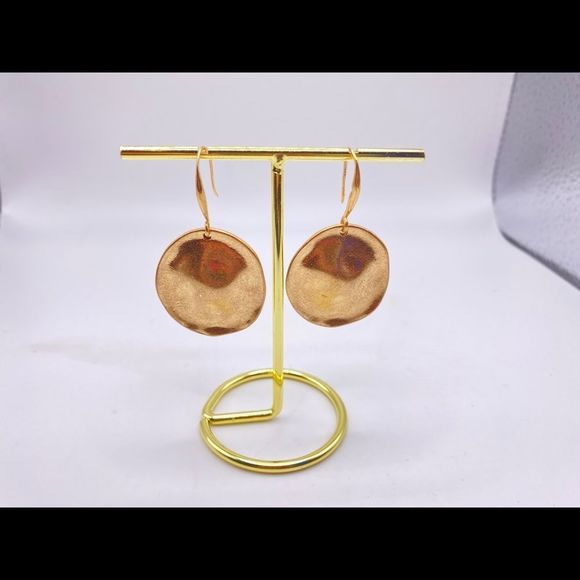 Robert Lee Morris Jewelry - Robert Lee Morris Hammered Gold Earrings